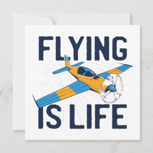 Le vol est la carte de voeux du pilote de l'aviati