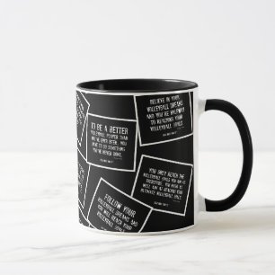 Le volleyball cite la tasse de café en noir et