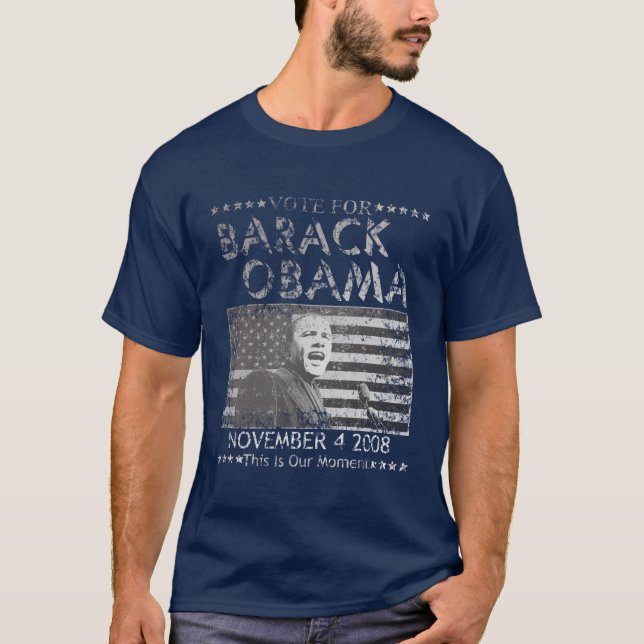 Le vote pour Barack Obama "ceci est T-shirt de (Devant)