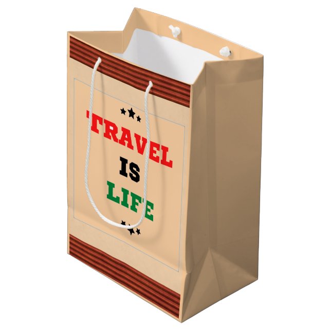 Le voyage est un sac cadeau de vie (Devant Angle)