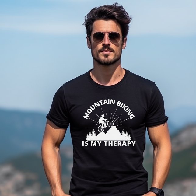Le VTT est mon T-shirt thérapeutique (Créateur téléchargé)