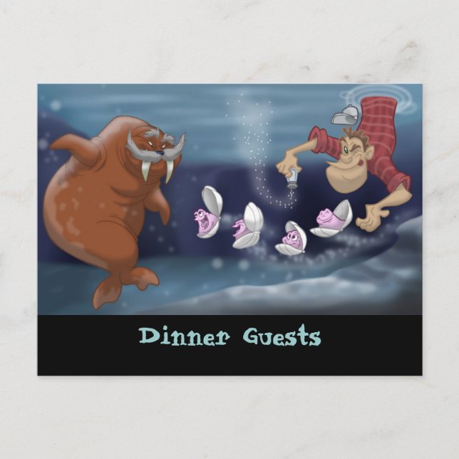 Le Walrus et la carte postale du menuisier (Devant)