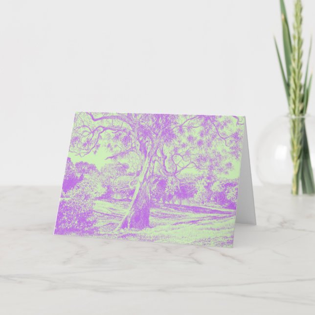 Le Winnie le Pooh Tree - Carte de remerciements (Devant)