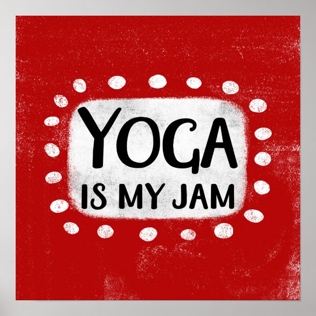 Le yoga est ma jambe Poster Wall Art (Devant)
