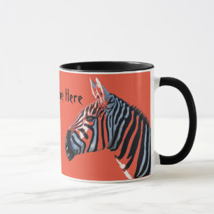 Le zèbre dirige la tasse