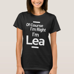 Lea Personalisiert Name Birthday Gift T-Shirt