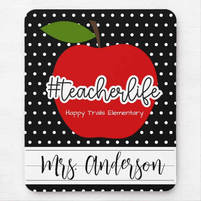 Leacher Life Red Apple Mousepad (Vorne)