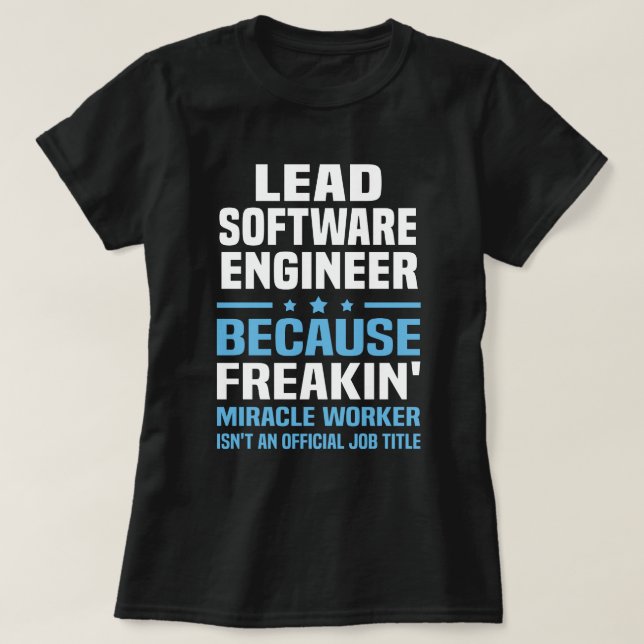 Lead Software Engineer T-Shirt (Design vorne)