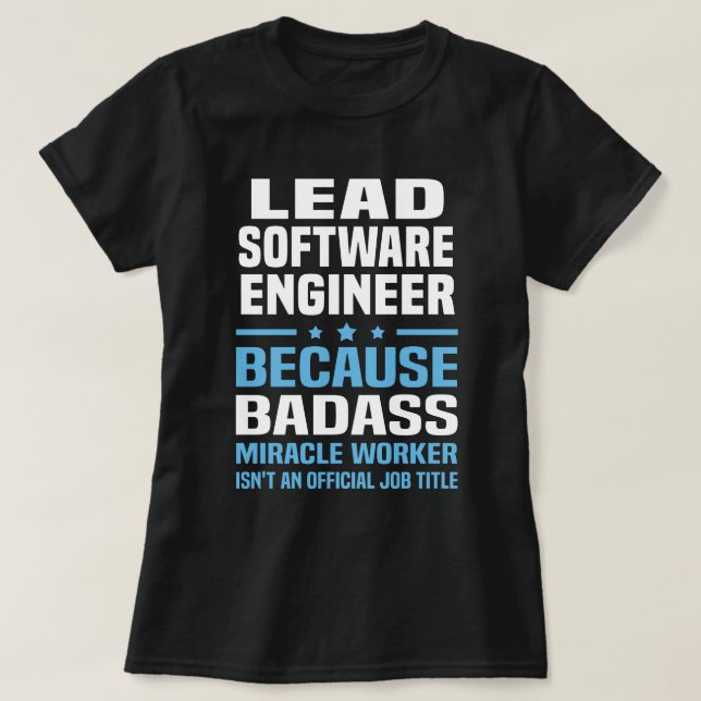 Lead Software Engineer T-Shirt (Design vorne)