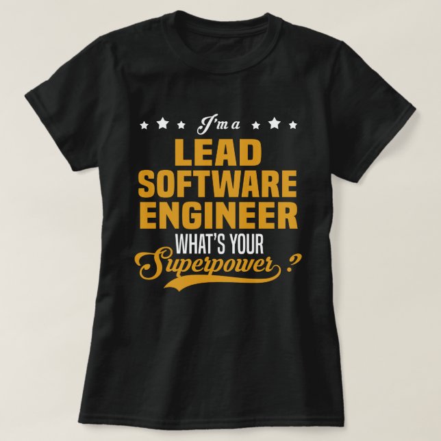 Lead Software Engineer T-Shirt (Design vorne)