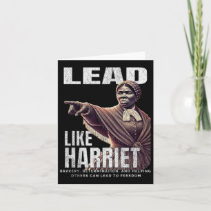 Lead wie Harriet Black History Afro American June Karte