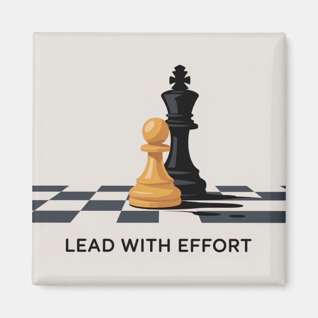 Lead With Effort Magnet (Vorne)