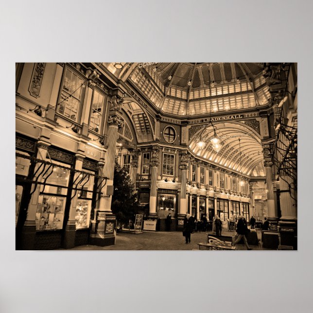 Leadenhall Market City London England Poster (Vorne)