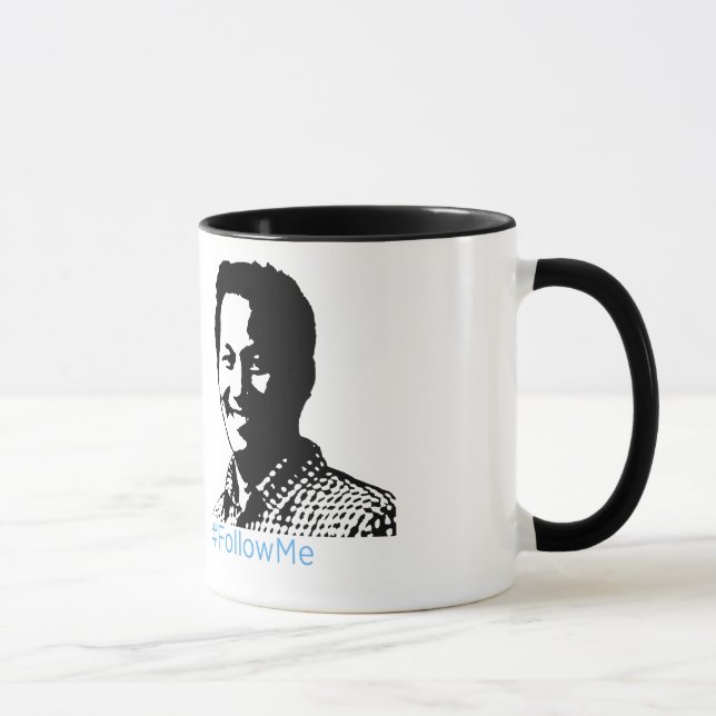 #Leader #FollowMe Kaffee-Tasse Tasse (Rechts)