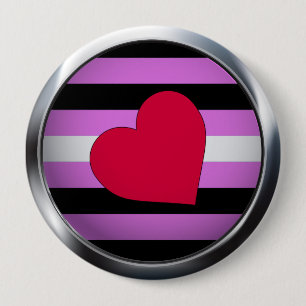 LEADER GIRL PRIDE MEDALLION BUTTON