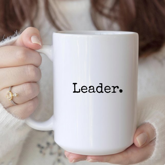 Leader mug leadership gift for boss & team leaders kaffeetasse (leader mug gift for boss, leadership gift for work manager, thank you mug for mentor or boss)