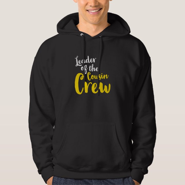 Leader of the cousin crew  Leader Boss Chef Aunt U Hoodie (Vorderseite)