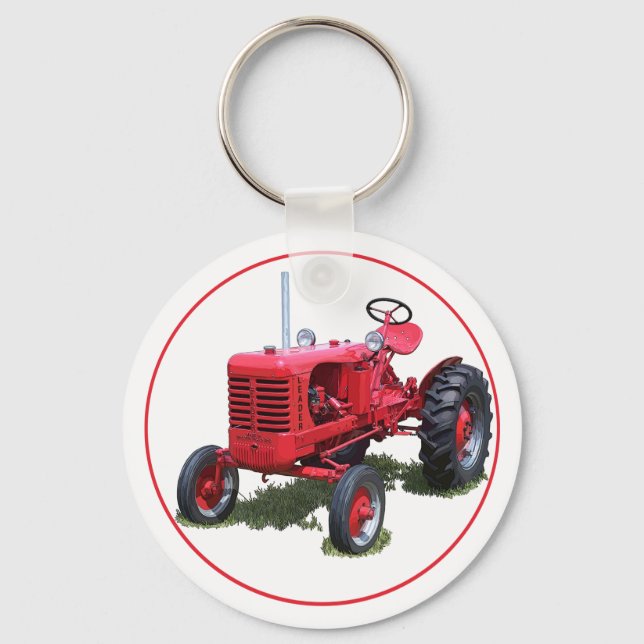 Leader Tractors Schlüsselanhänger (Vorderseite)