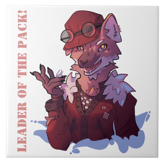 Leader wolf fliese (Vorderseite)