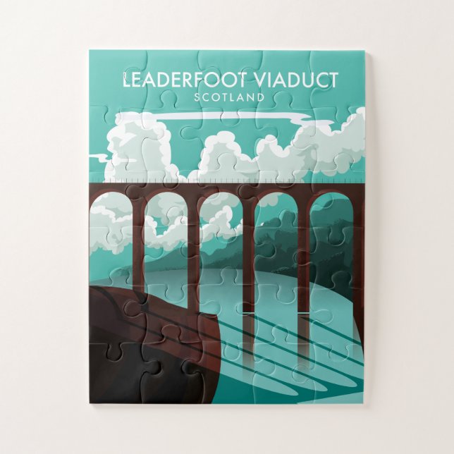 Leaderfoot Viaduct Schottland Reiseplakat (Vertikal)
