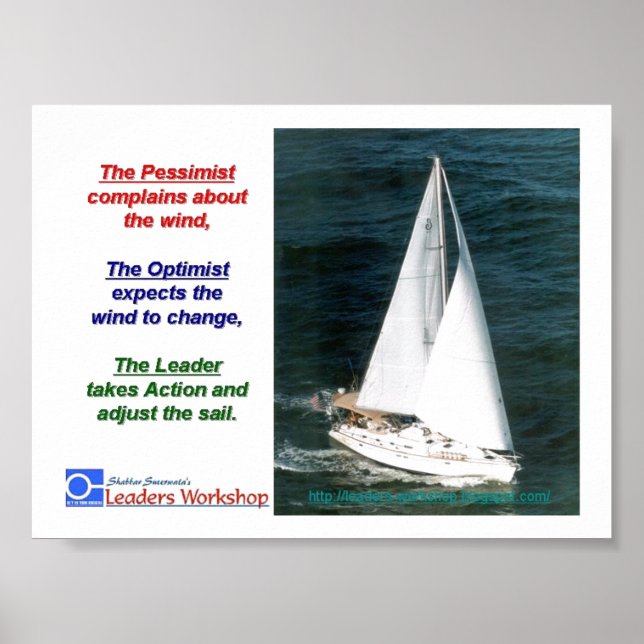 Leaders-Adjust-their-Sail Poster (Vorne)
