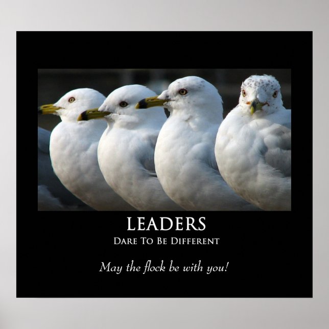 LEADERS - Poster de motivation (Devant)