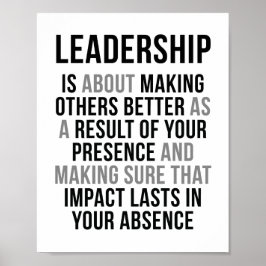 Leadership Quotes Poster
