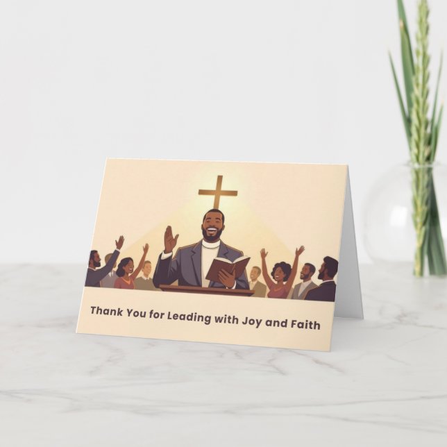 Leading with Joy Greeting Card Feiertagskarte (Vorderseite)