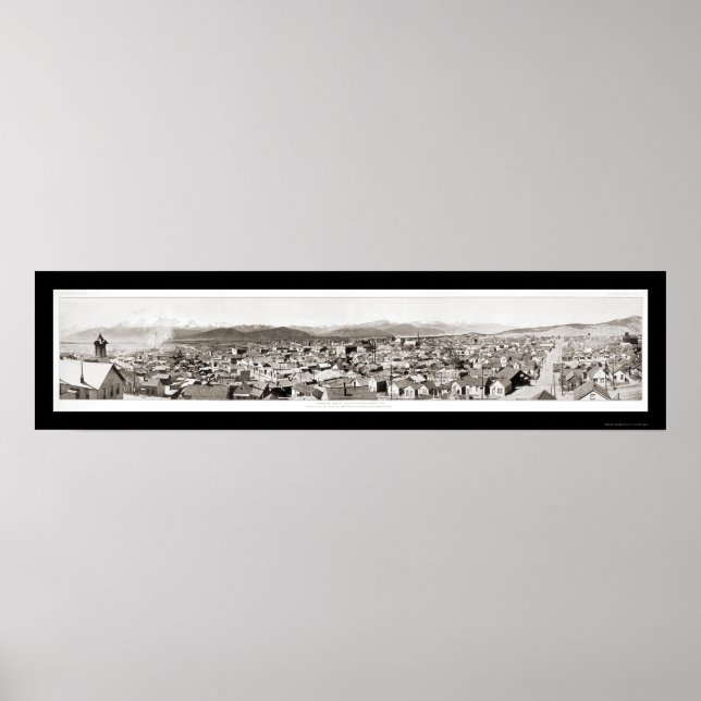 Leadville, CO-Foto 1912 Poster (Vorne)