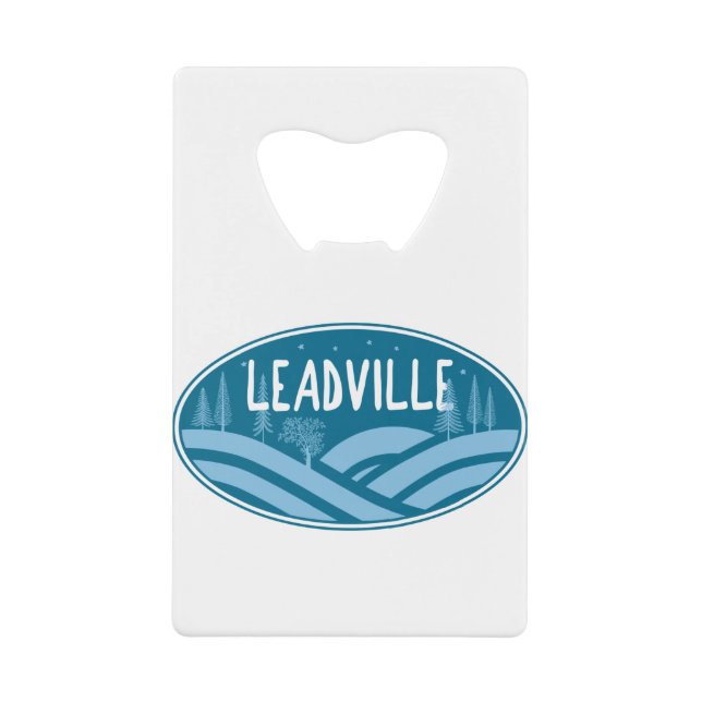 Leadville Colorado Außenbereich Geldbeutel Flaschenöffner (Vorderseite)