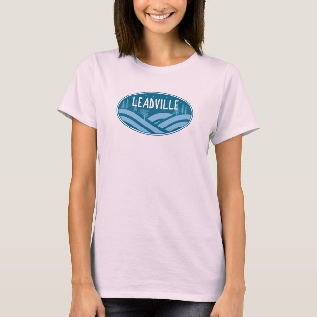Leadville Colorado Außenbereich T-Shirt (Vorderseite)