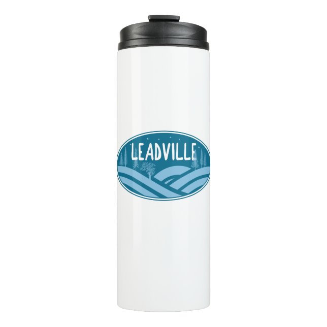 Leadville Colorado Außenbereich Thermosbecher (Vorderseite)