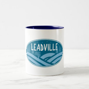 Leadville Colorado Außenbereich Zweifarbige Tasse