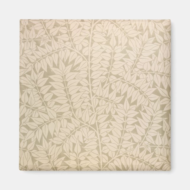 Leaf and Branch Pattern (von William Morris) Magnet (Vorne)