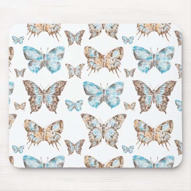 Leaf Art Butterfly Mousepad (Vorne)
