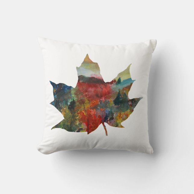 Leaf, Autumn magic Leaf Art Cushion Kissen (Vorderseite)