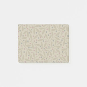 Leaf Berry Classic Hübsches Muster Kunst Post-it Klebezettel