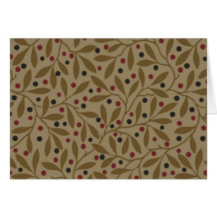 Leaf Berry Classique Colorful Art Motif