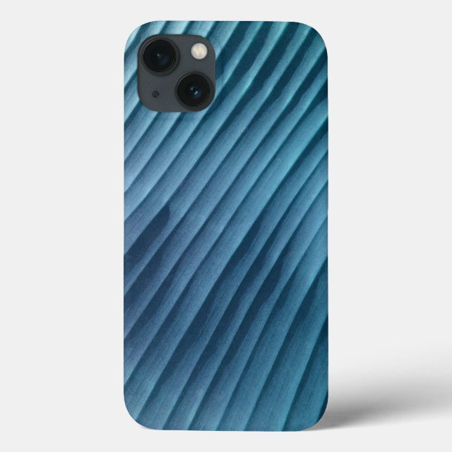 Leaf Blue Diagonal Case-Mate iPhone Hülle (Rückseite)