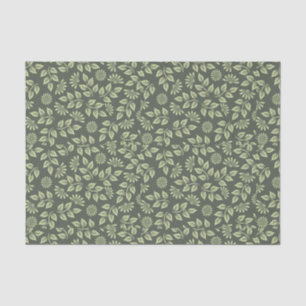 Leaf Blume Muster Sunroom Decoupage Sage Green Seidenpapier