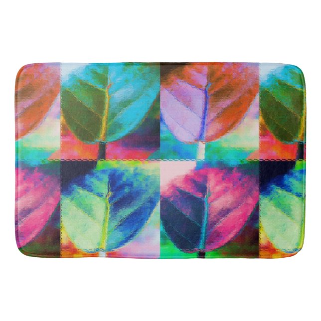Leaf Colors Badematte (Vorderseite)