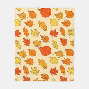 Leaf Concept Pattern. Bleifall und Herbstsymbol, Fleecedecke