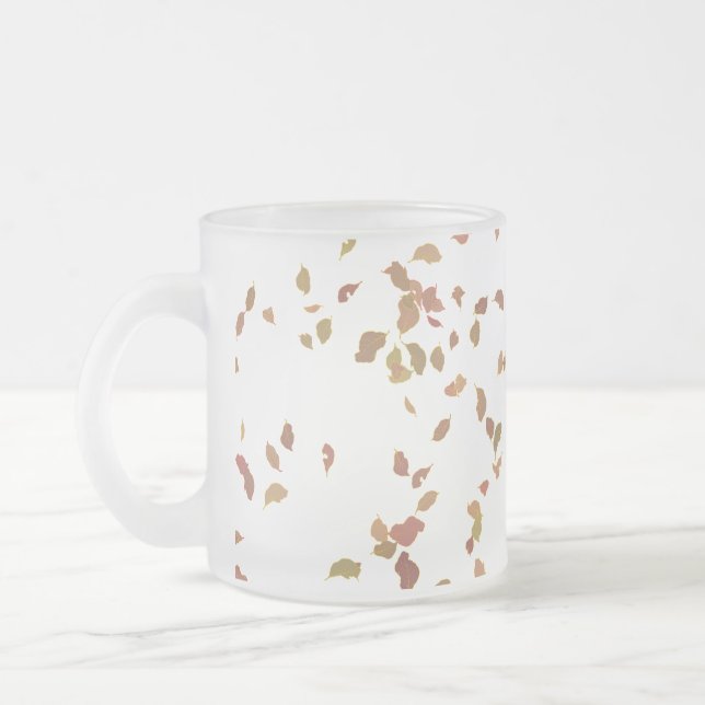Leaf Design Mattierte Tasse (Links)