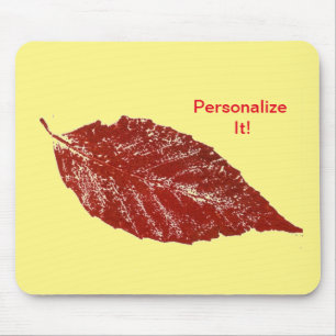 Leaf direkte Relief Natur Prints Mousepad