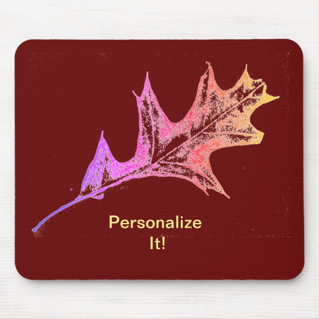 Leaf direkte Relief Natur Prints Mousepad (Vorne)