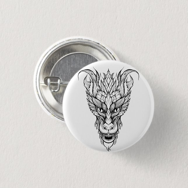 Leaf Dragon Button (Vorne & Hinten)