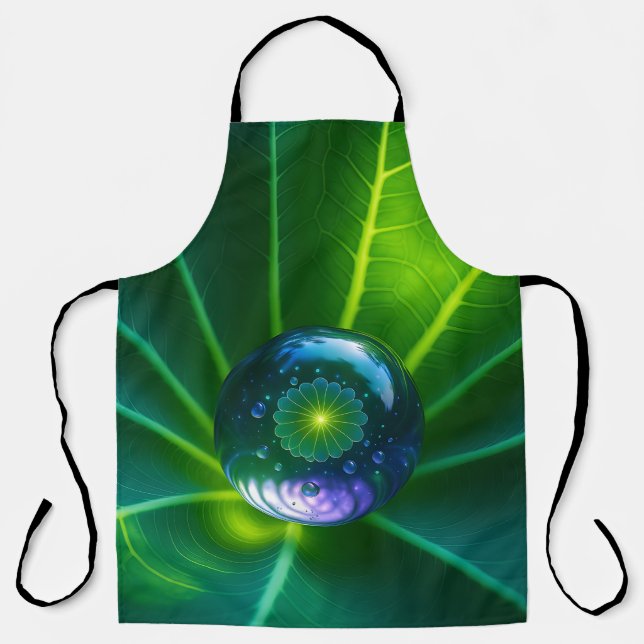 Leaf Droplet Apron Schürze (Vorderseite)