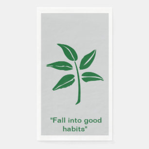 Leaf "Fall in gute Gewohnheiten" Küchentücher Serviette