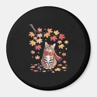 Leaf Fall Tree Hallo Herbst Erntedank Es ist Fall Magnet