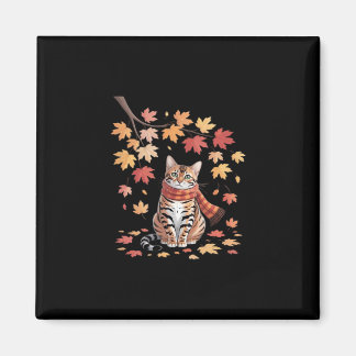 Leaf Fall Tree Hallo Herbst Erntedank Es ist Fall Magnet